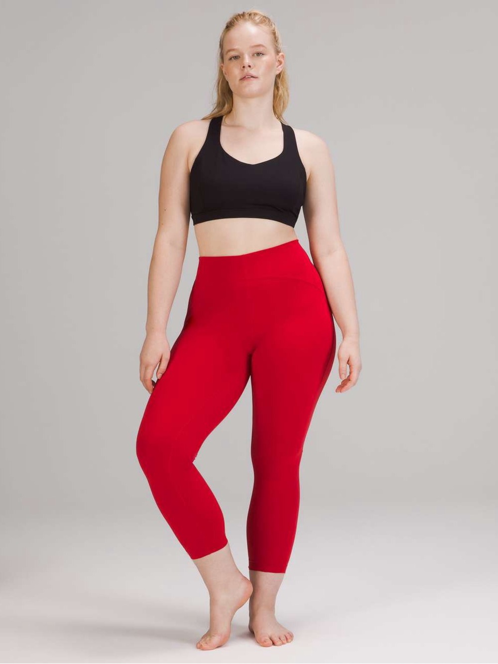 83. Lululemon Instill High-Rise Tight 25" Dark Red size 12